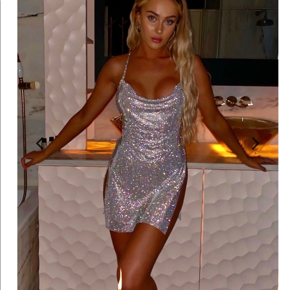 Sparkle dress with built in bra and body suit - Picture 2 of 3